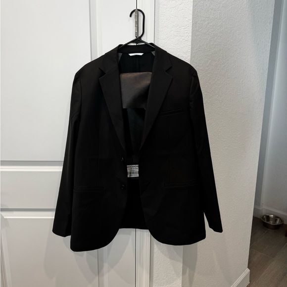 Men's Black Blazer - Jack Archer Classic Two-Button Jacket